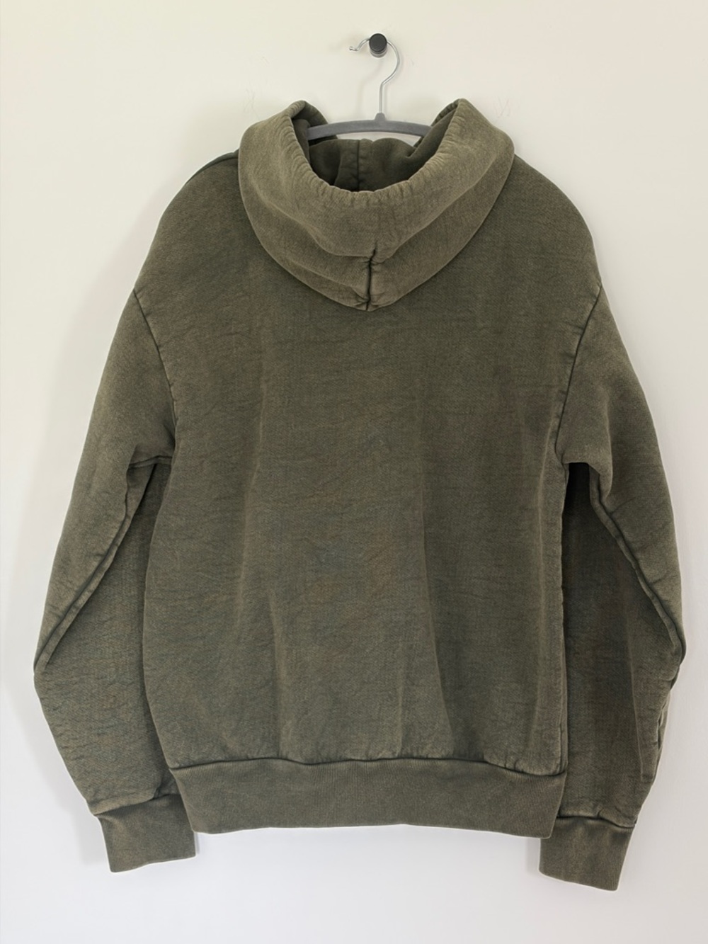 American Giant Unisex Vintage Mineral Wash Hoodie Pullover Olive green medium - Picture 7 of 12